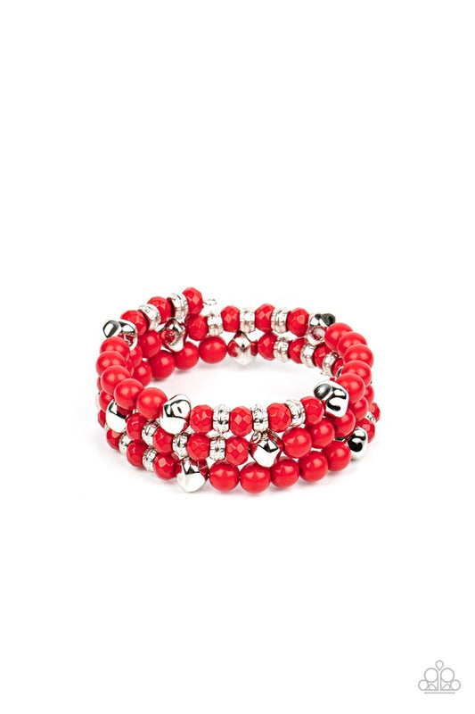 ​Vibrant Verve - Red - Paparazzi Bracelet Image