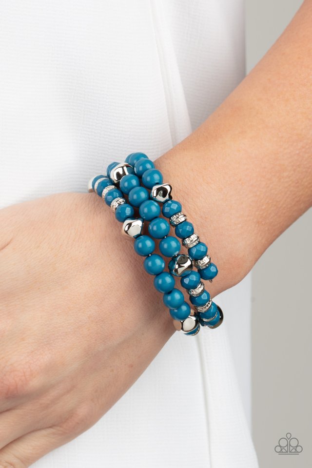 ​Vibrant Verve - Blue - Paparazzi Bracelet Image