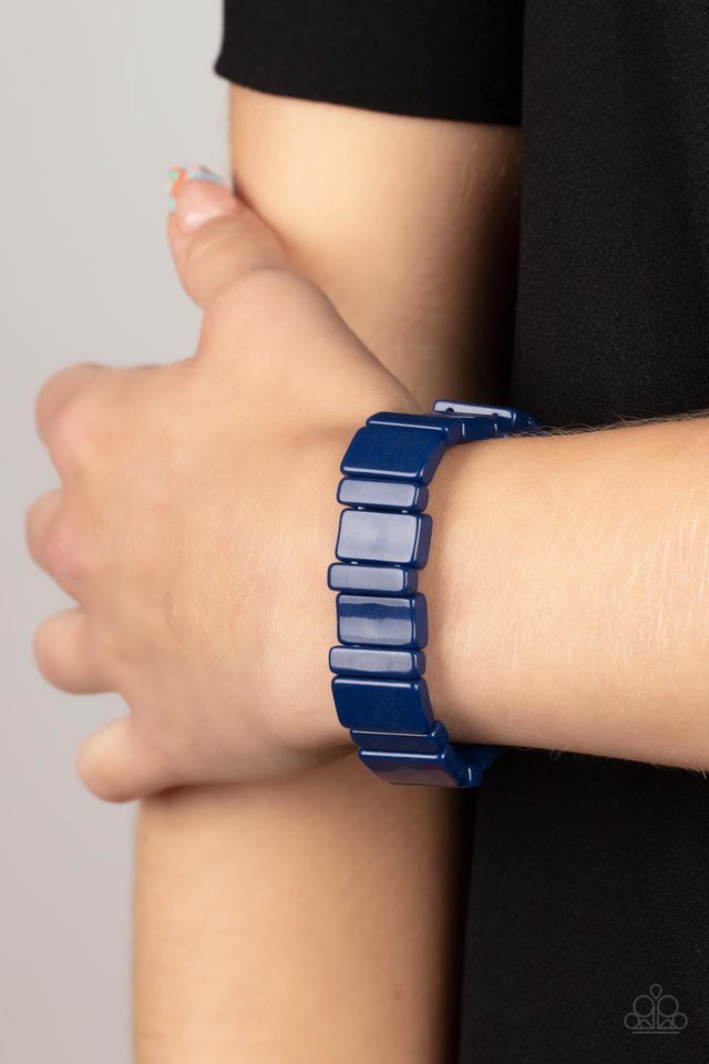 ​In Plain SIGHTSEER - Blue - Paparazzi Bracelet Image