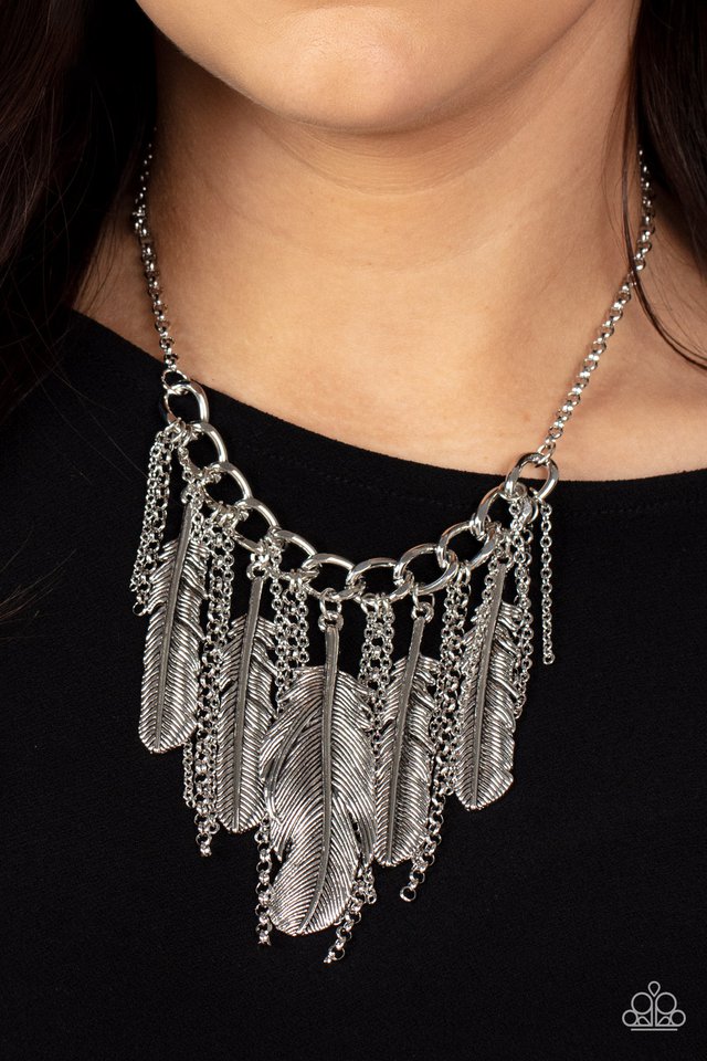 ​NEST Friends Forever - Silver - Paparazzi Necklace Image