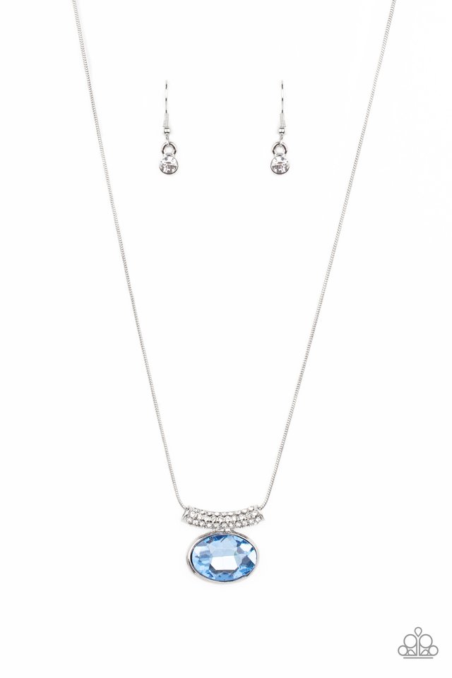 ​Pristinely Prestigious - Blue - Paparazzi Necklace Image