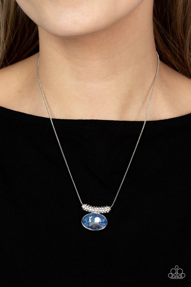 ​Pristinely Prestigious - Blue - Paparazzi Necklace Image