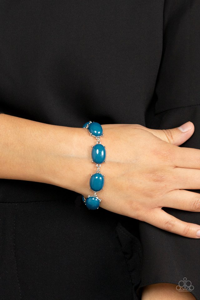 ​Confidently Colorful - Blue - Paparazzi Bracelet Image