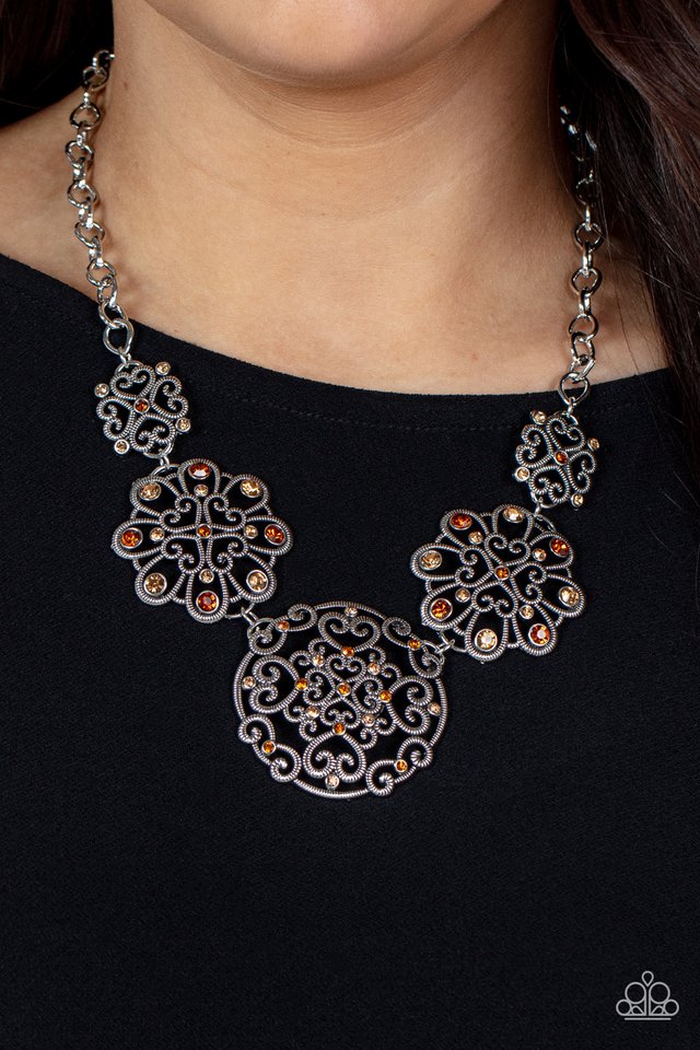​Royally Romantic - Brown - Paparazzi Necklace Image