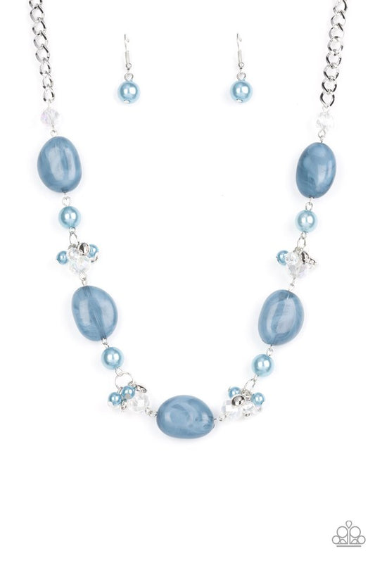 The Top TENACIOUS - Blue - Paparazzi Necklace Image