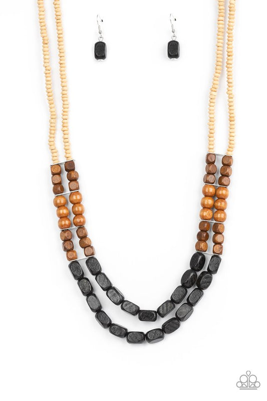 ​Bermuda Bellhop - Black - Paparazzi Necklace Image