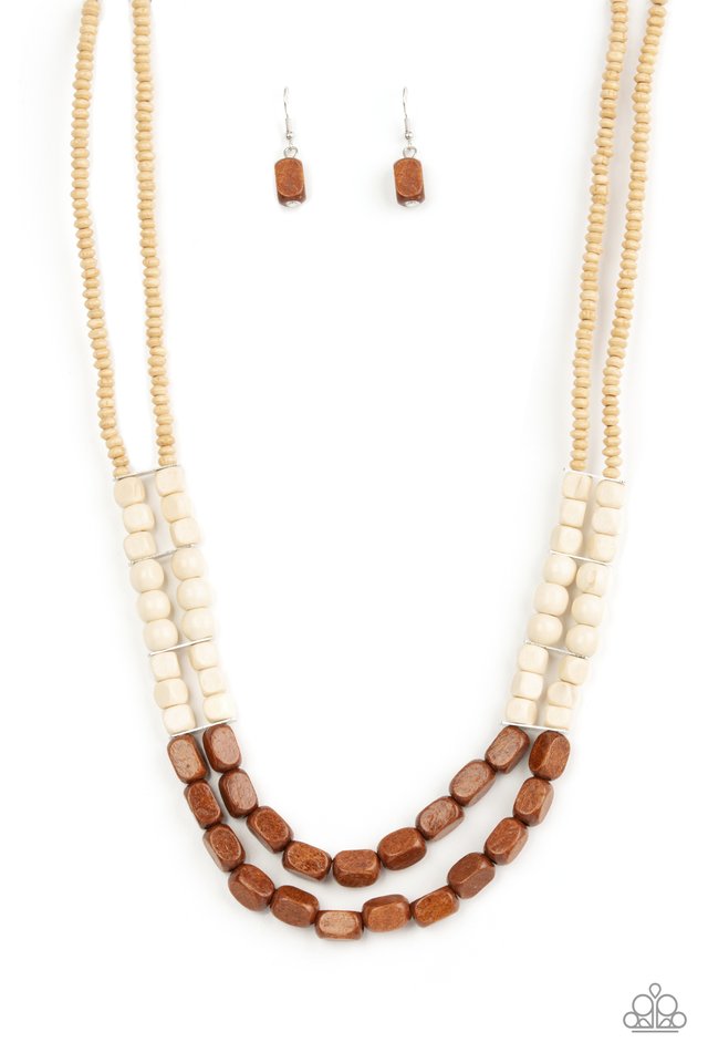 ​Bermuda Bellhop - Brown - Paparazzi Necklace Image