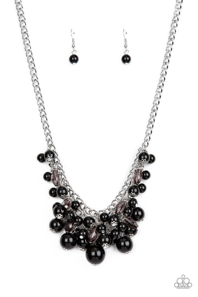 Broadway Bustle - Black - Paparazzi Necklace Image