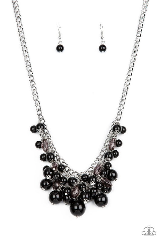 Broadway Bustle - Black - Paparazzi Necklace Image