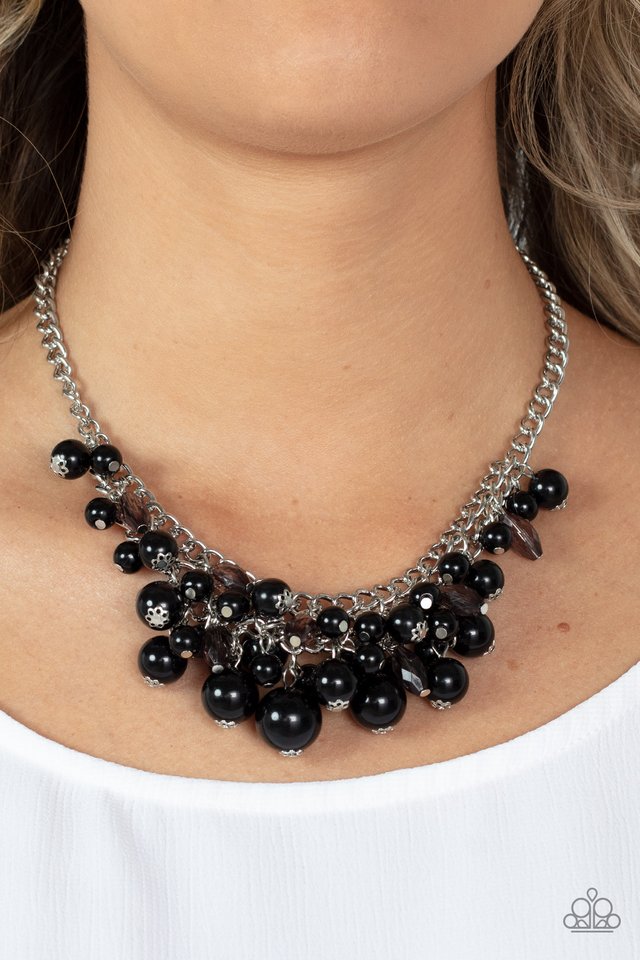 Broadway Bustle - Black - Paparazzi Necklace Image