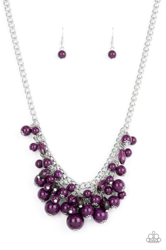 Broadway Bustle - Purple - Paparazzi Necklace Image