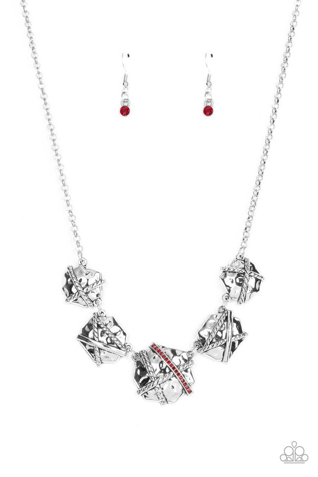 Keep Guard - Red - Paparazzi Necklace Image