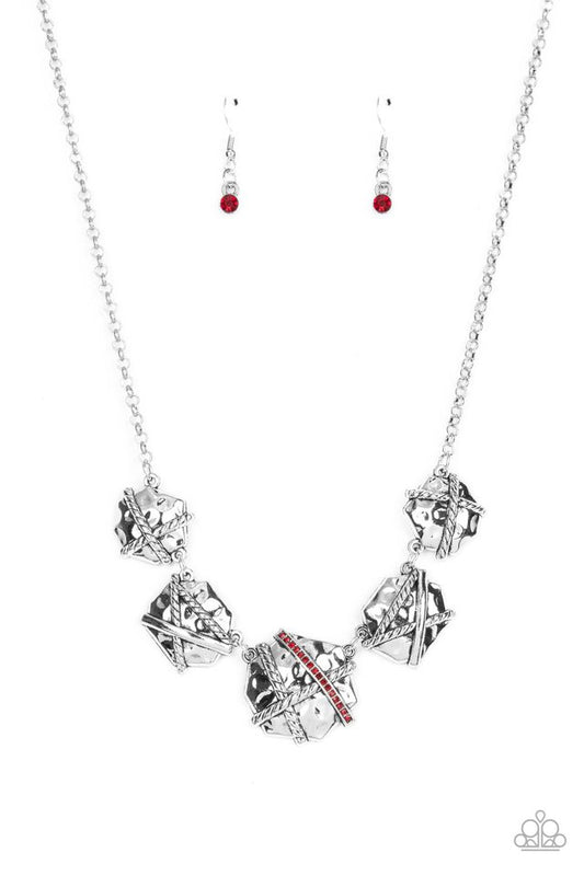 Keep Guard - Red - Paparazzi Necklace Image