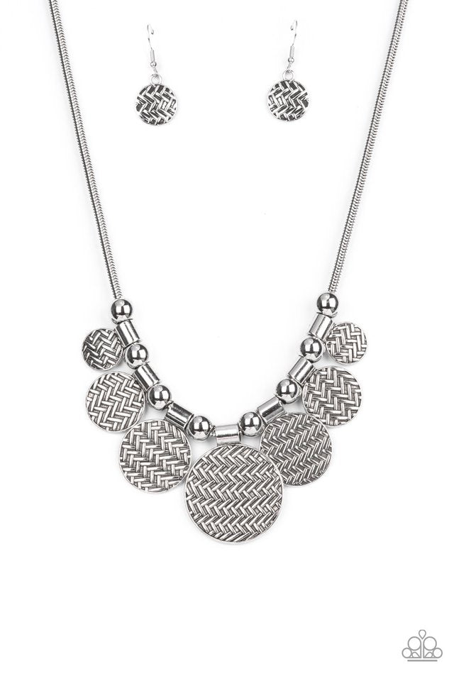 Indigenously Urban - Silver - Paparazzi Necklace Image
