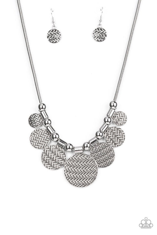 Indigenously Urban - Silver - Paparazzi Necklace Image