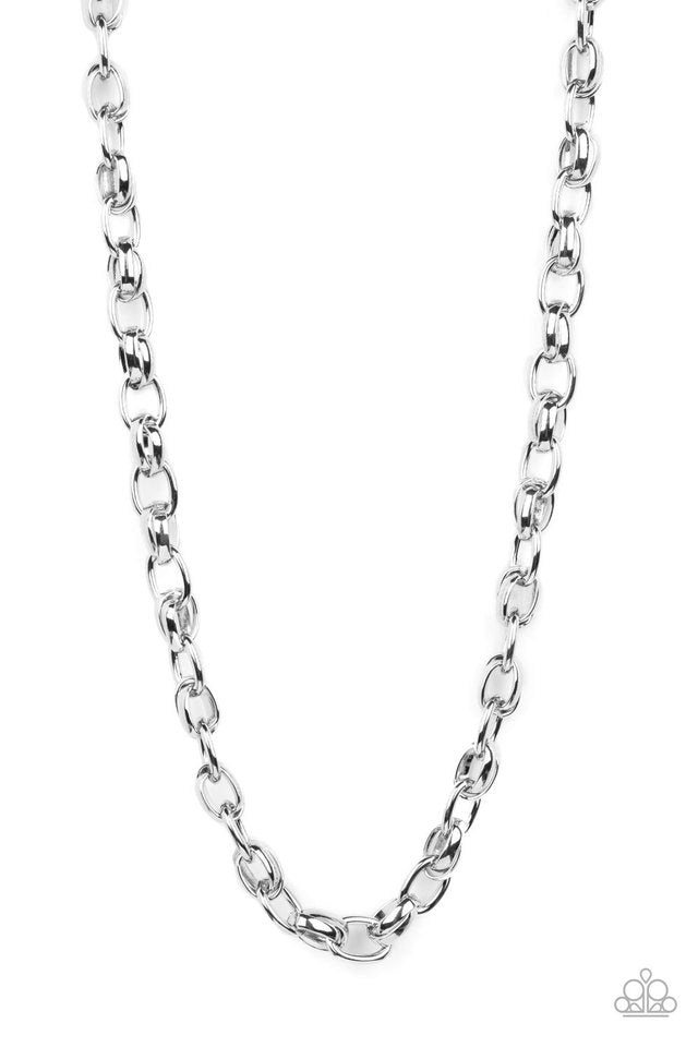Rookie of the Year - Silver - Paparazzi Necklace Image