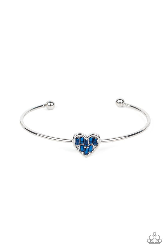 Heart of Ice - Blue - Paparazzi Bracelet Image