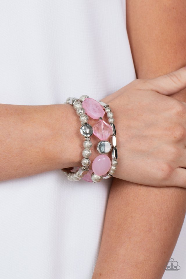 Marina Magic - Pink - Paparazzi Bracelet Image
