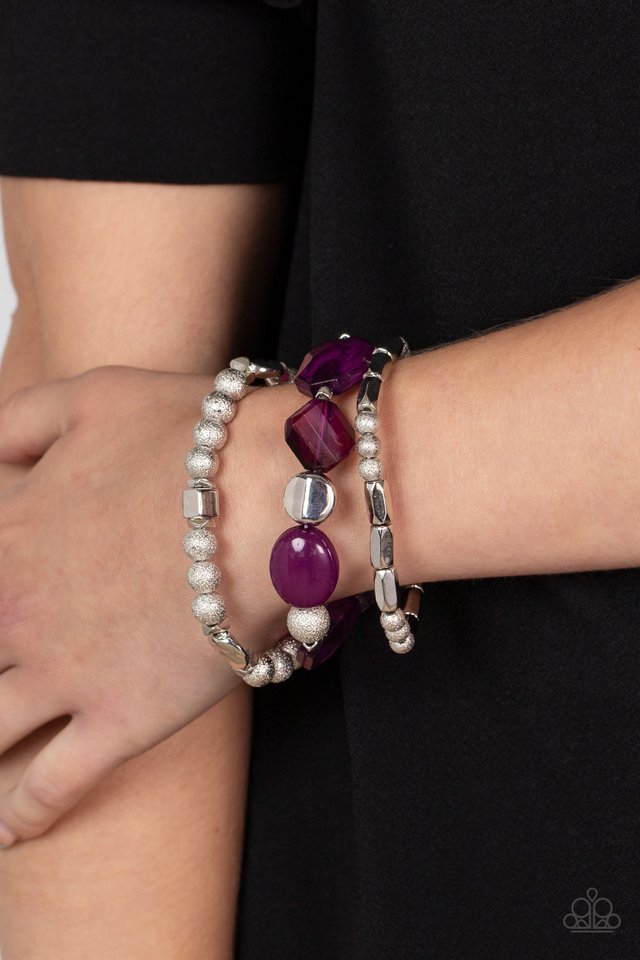 Marina Magic- Purple - Paparazzi Bracelet Image