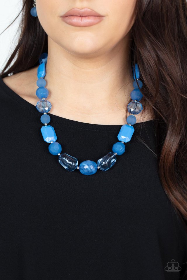 Here Today, GONDOLA Tomorrow - Blue - Paparazzi Necklace Image
