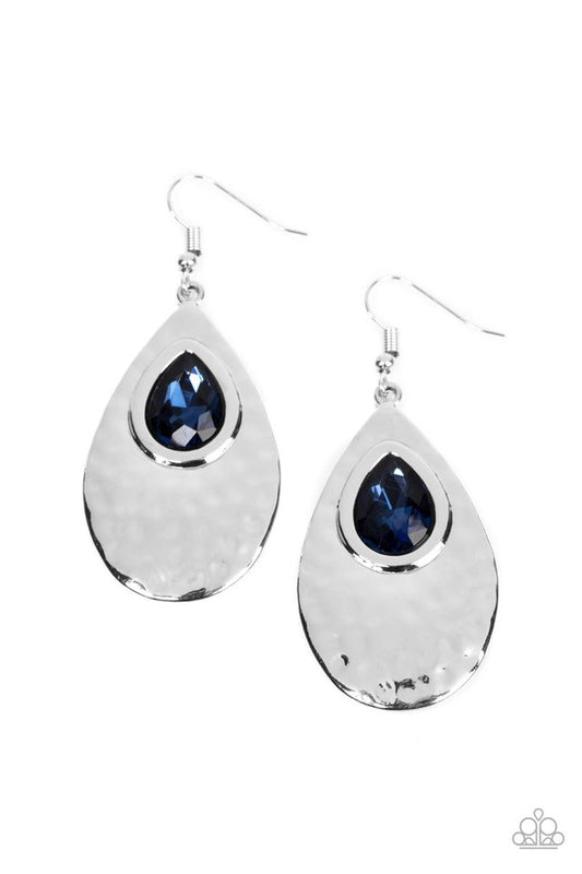 Tranquil Trove - Blue - Paparazzi Earring Image