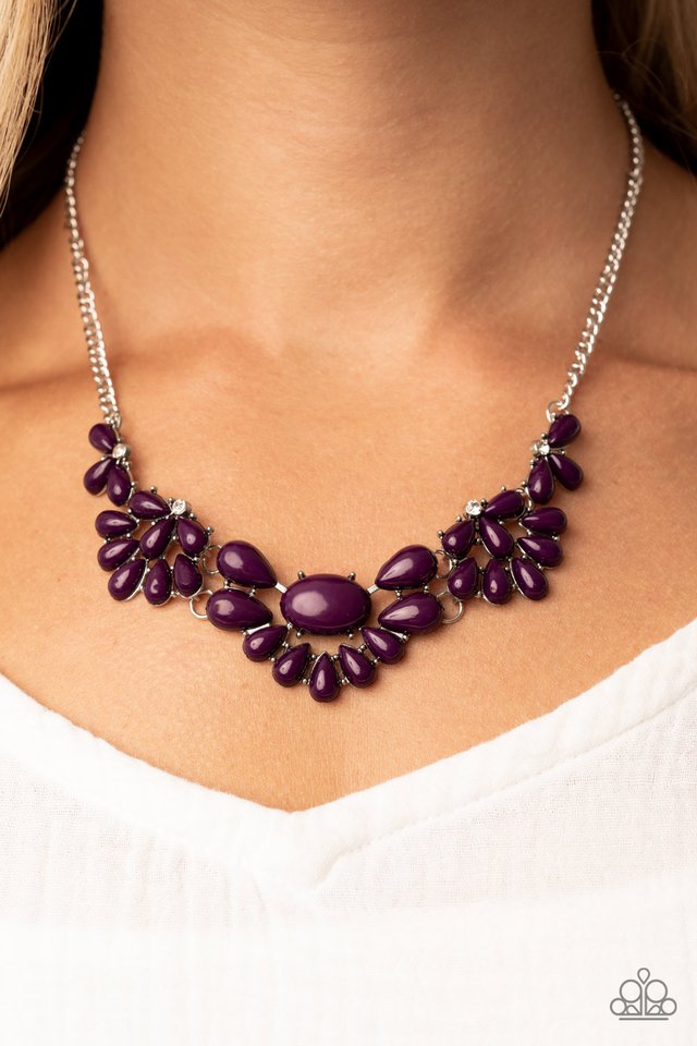 Secret GARDENISTA - Purple - Paparazzi Necklace Image