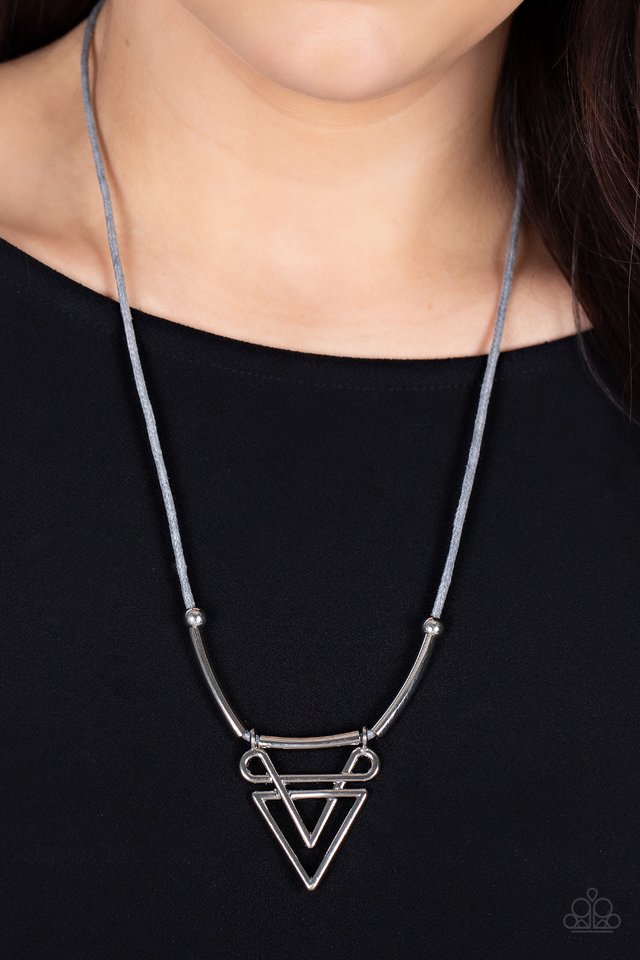 ​Tulum Totem - Silver - Paparazzi Necklace Image