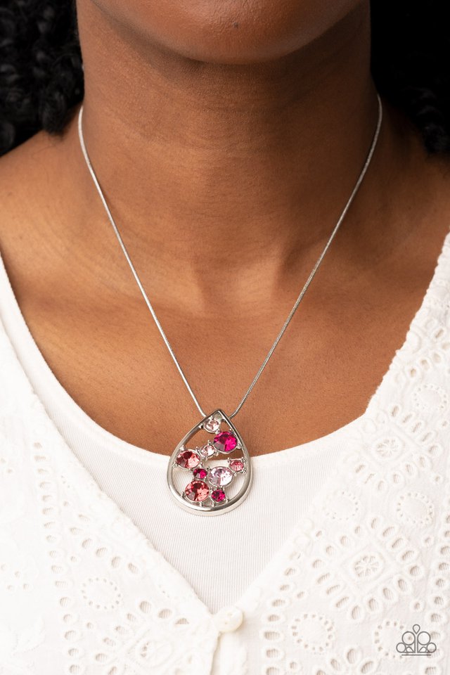 ​Seasonal Sophistication - Pink - Paparazzi Necklace Image