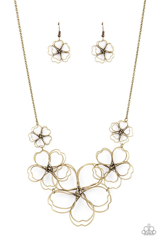 The Show Must GROW On - Brass - Paparazzi Necklace Image