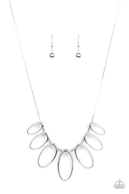​The MANE Ingredient - Silver - Paparazzi Necklace Image
