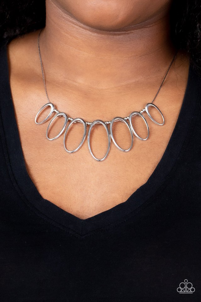 ​The MANE Ingredient - Silver - Paparazzi Necklace Image