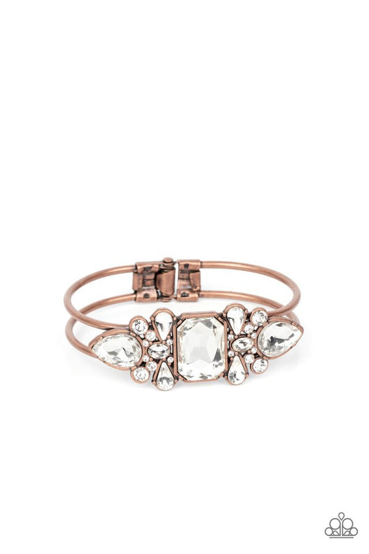 Call Me Old-Fashioned - Copper - Paparazzi Bracelet Image