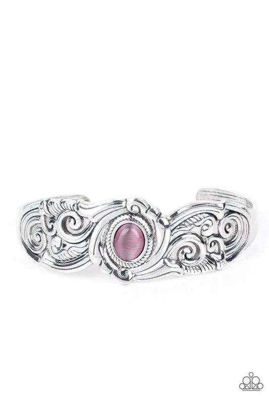 Glowing Enchantment - Purple - Paparazzi Bracelet Image
