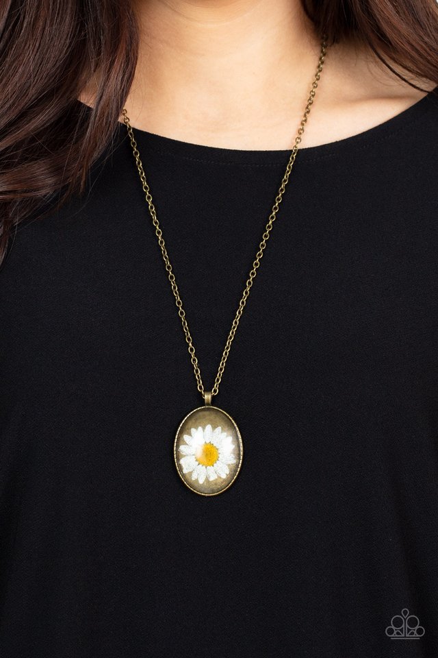 ​Prairie Passion - Brass - Paparazzi Necklace Image