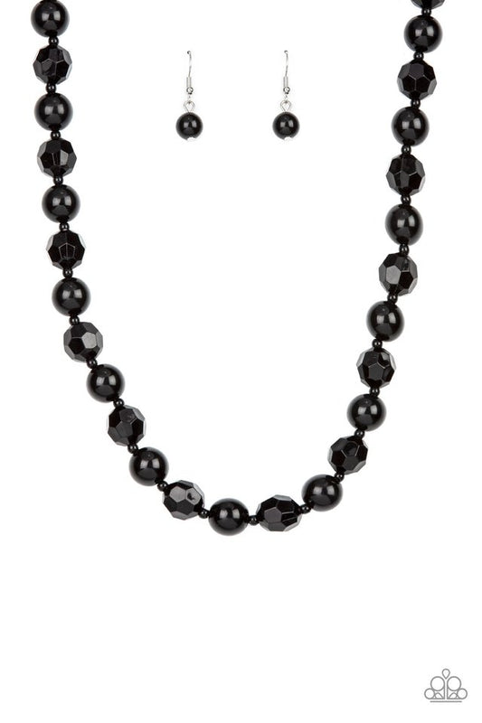 Popping Promenade - Black - Paparazzi Necklace Image