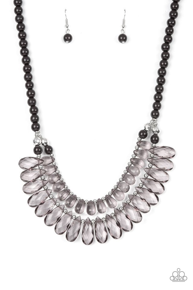 ​All Across the GLOBETROTTER - Black - Paparazzi Necklace Image