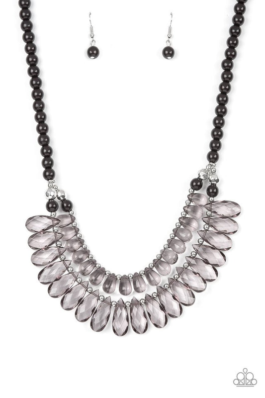 ​All Across the GLOBETROTTER - Black - Paparazzi Necklace Image