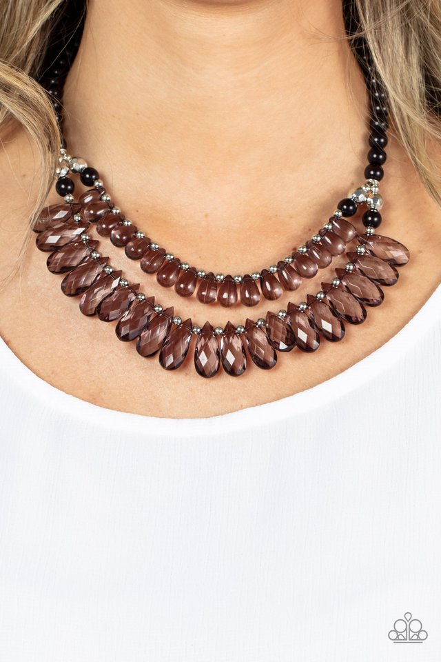 ​All Across the GLOBETROTTER - Black - Paparazzi Necklace Image