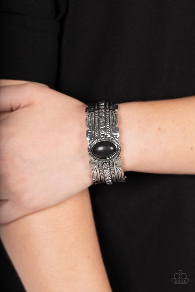 ​Desert Stroll - Black - Paparazzi Bracelet Image