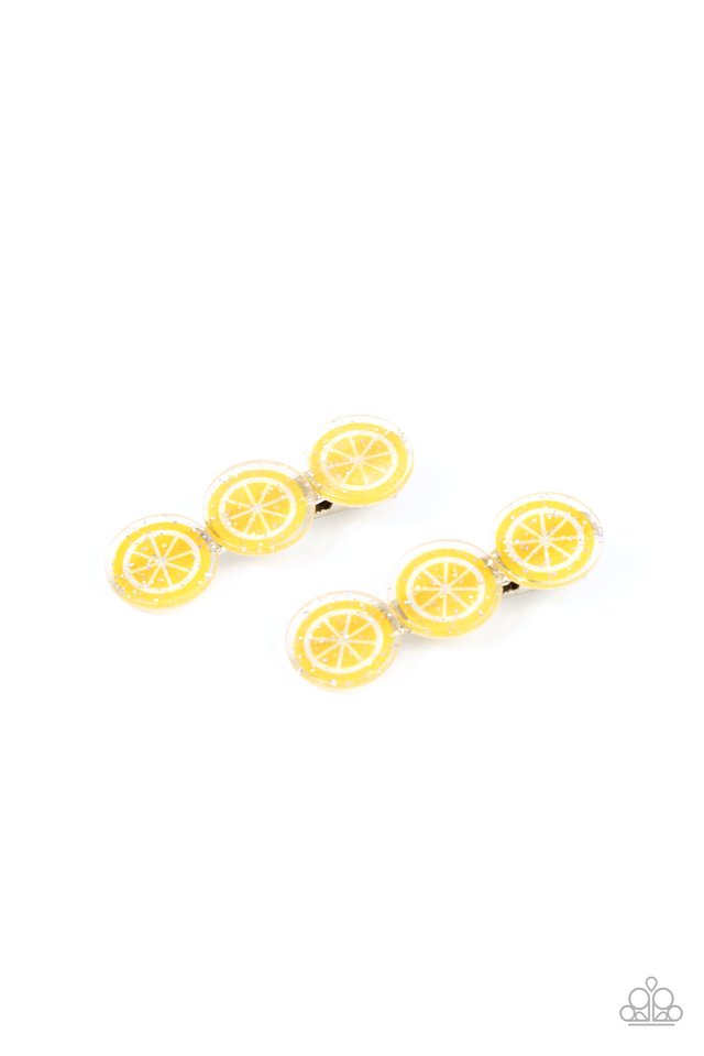 Charismatically Citrus - Yellow - Paparazzi Hair Accessories Image
