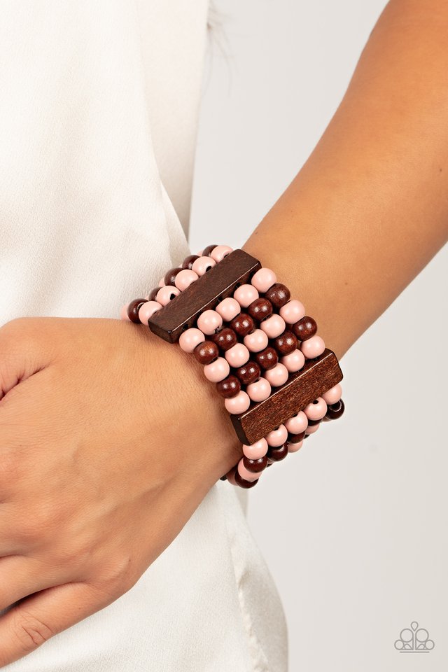 ​Island Soul - Pink - Paparazzi Bracelet Image