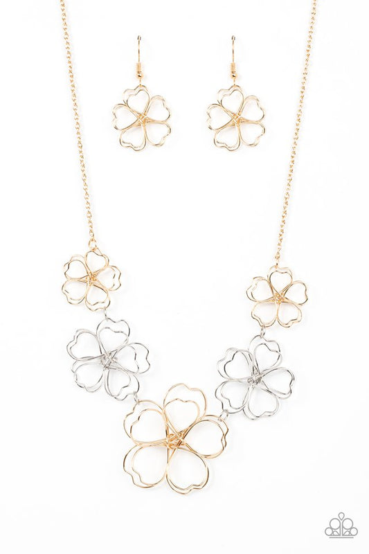 Time to GROW - Gold - Paparazzi Necklace Image