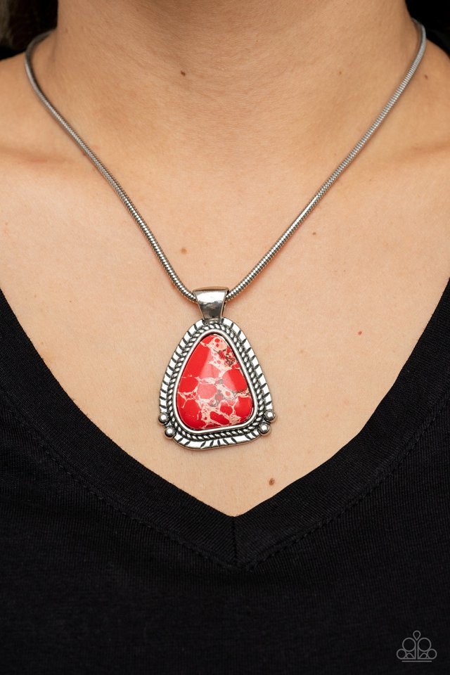 Artisan Adventure - Red - Paparazzi Necklace Image