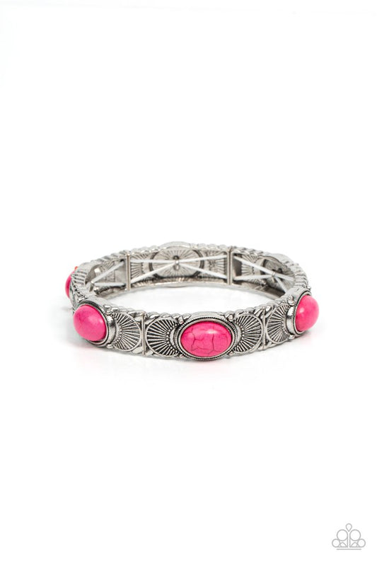 ​Desert Skyline - Pink - Paparazzi Bracelet Image