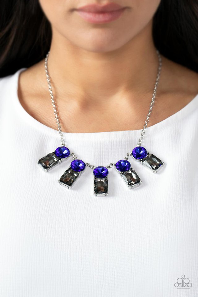 ​Celestial Royal - Blue - Paparazzi Necklace Image