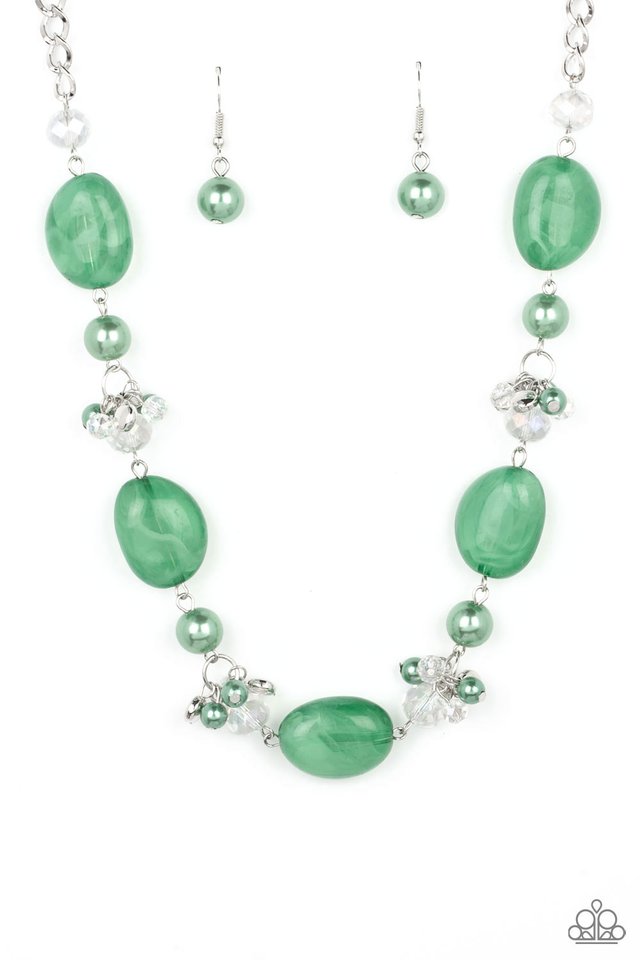 The Top TENACIOUS - Green - Paparazzi Necklace Image