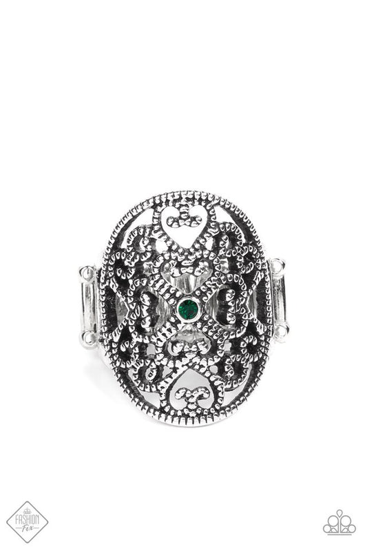 Imperial Icon - Green - Paparazzi Ring Image