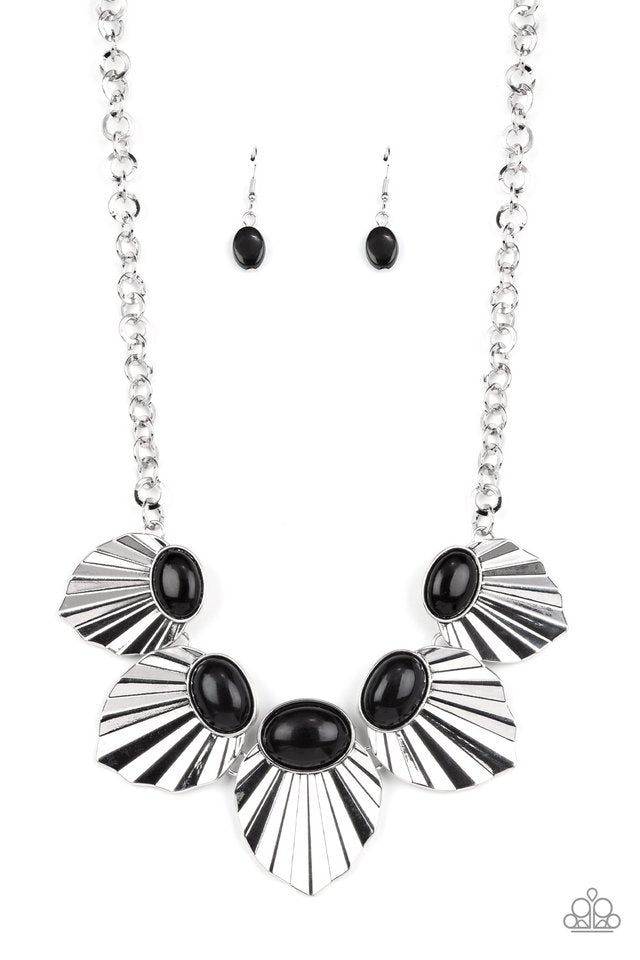 Fearlessly Ferocious - Black - Paparazzi Necklace Image