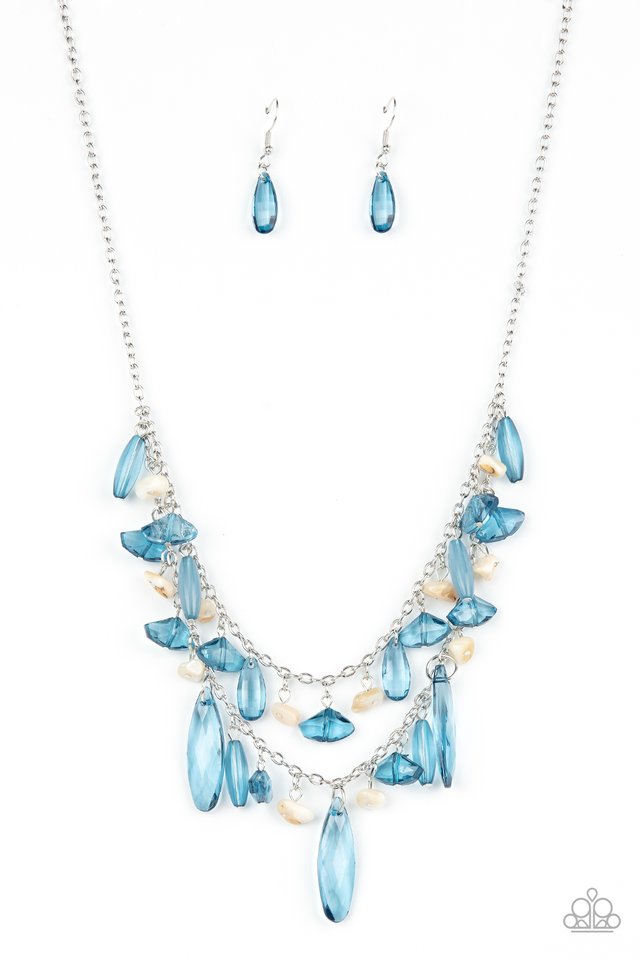 Candlelit Cabana - Blue - Paparazzi Necklace Image