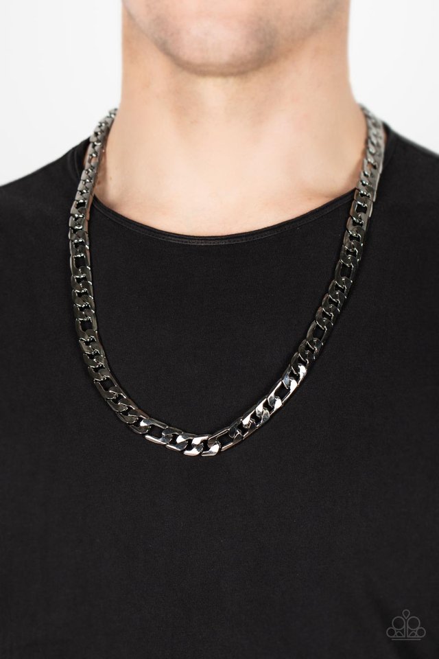 Metro Beau - Black - Paparazzi Necklace Image